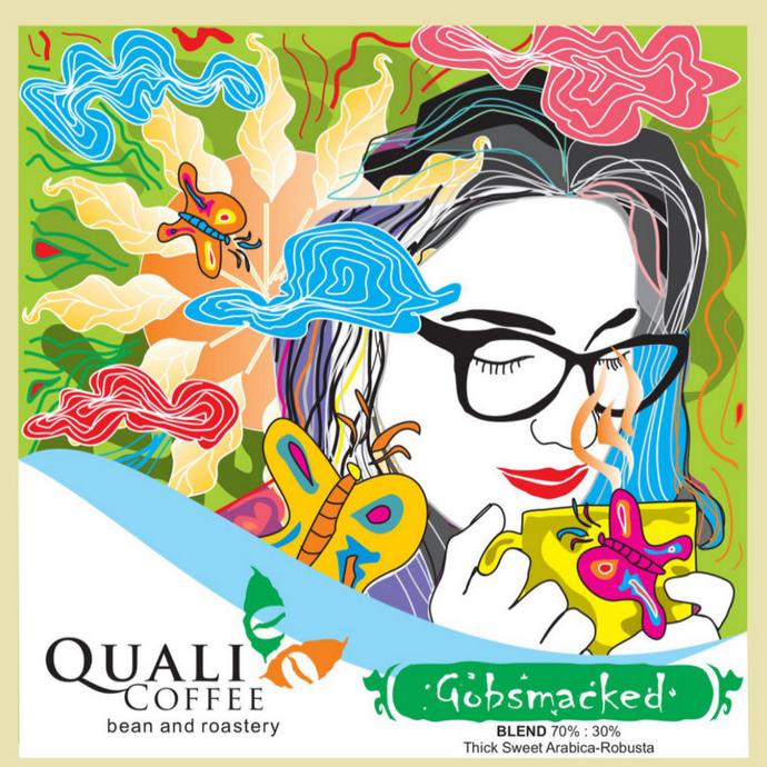 

[COD] Kopi Gobsmacked 1KG Espresso Blend (70% A - 30% R) by Quali Coffee [COD]