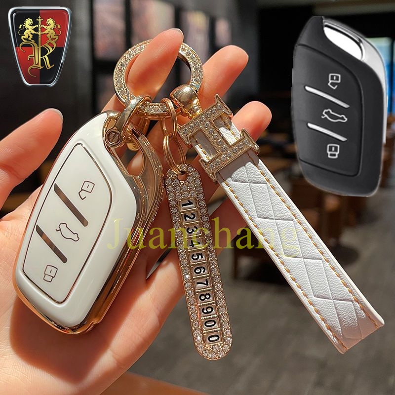 Casing Kunci Mobil Bahan TPU Untuk Saic MG ZS EV MG6 EZS HS EHS 2019 2020 Roewe RX5 I6 I5 RX3 RX8 ERX5 MG5