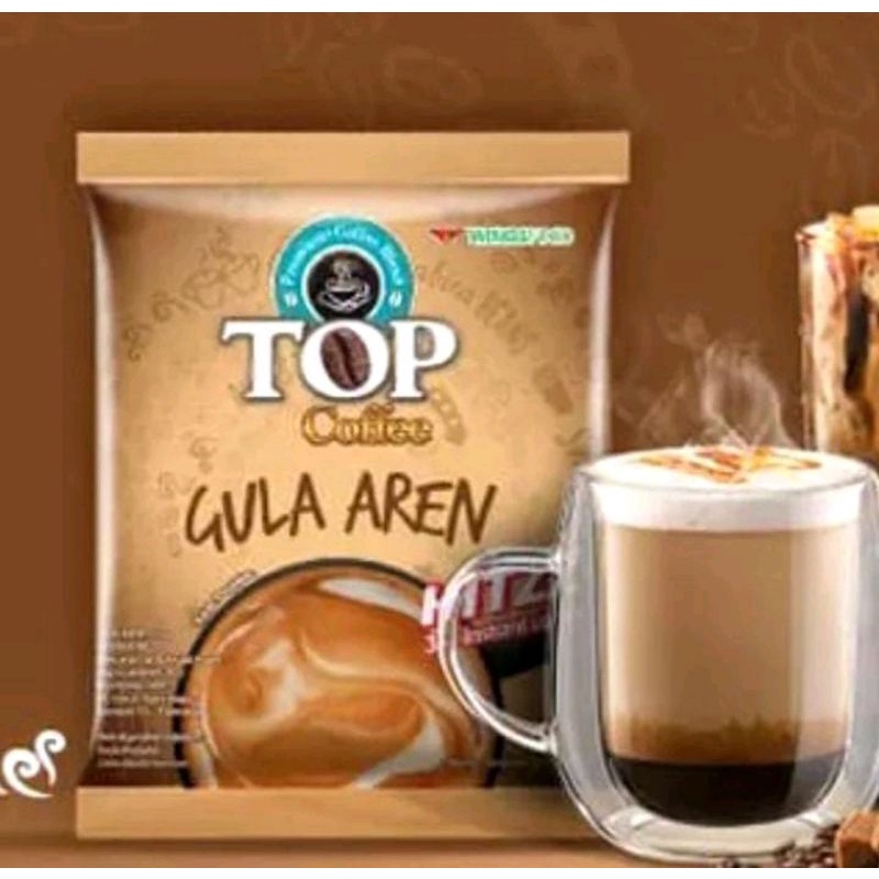 

Top Coffe Gula Aren Isi 10 + 5 Sachet