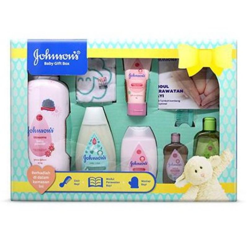 Johnson & Johnsons JOHNSON'S Starter Kit Baby Gift Set/sabun sampo bayi / paket perlengkapan mandi b
