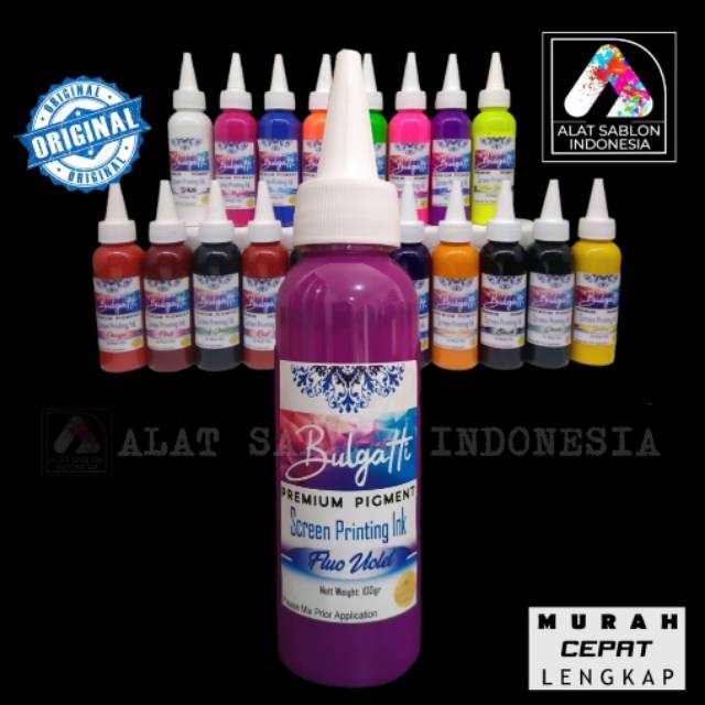 BIANG WARNA SABLON UNGU STABILO PIGMEN FLO VIOLET BULGATTI