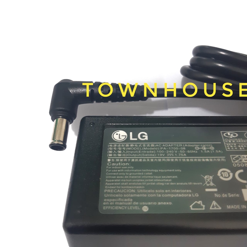 AC  Power Supply Charger Adapter Kabel Converter untuk LG Monitor TV LCD