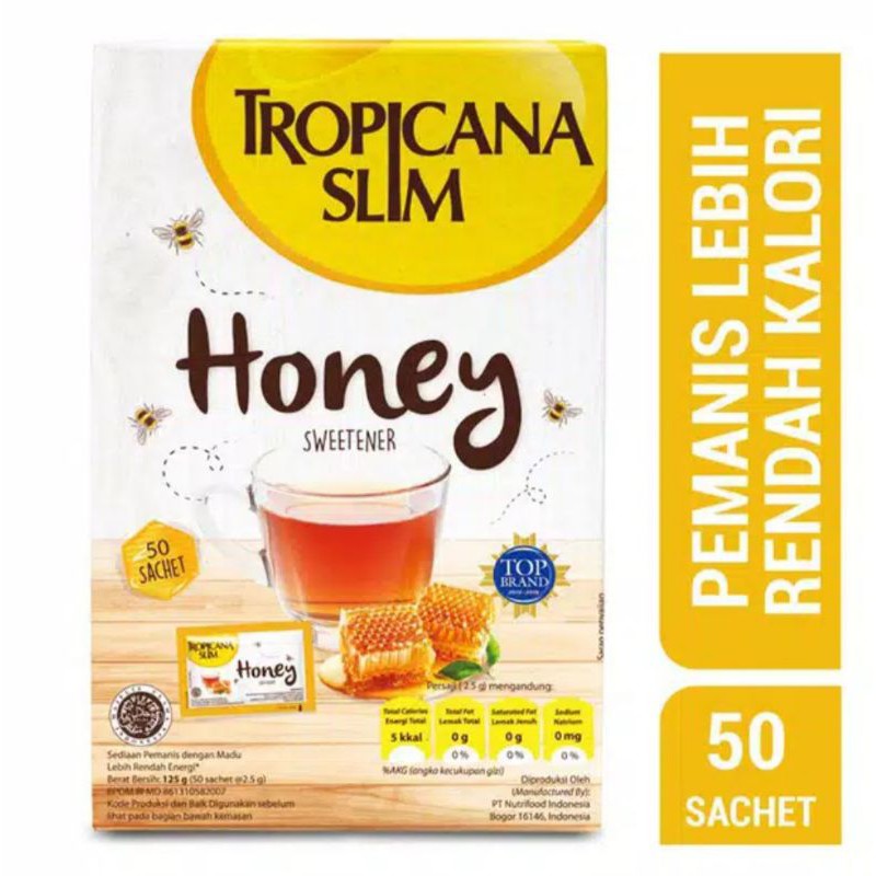 

Tropicana Slim Honey Sweetener 50sachet