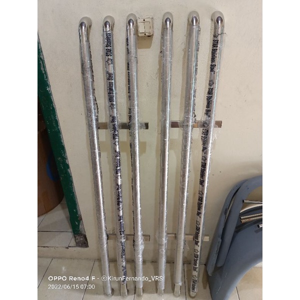 bemper samping stenlis l300 pickup bak rata dan bak slebor