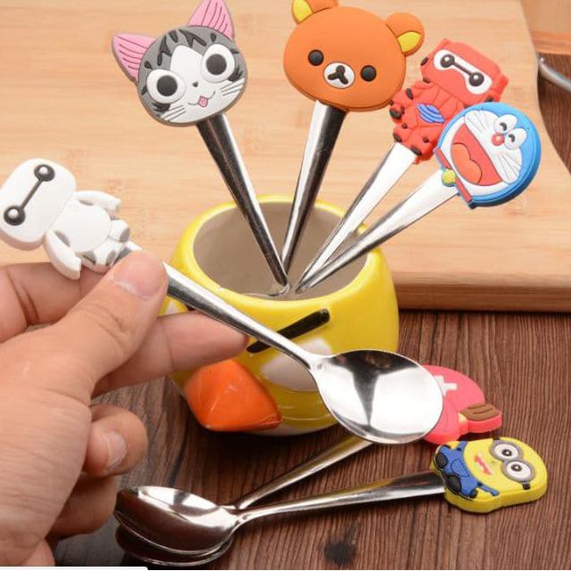 

Sendok Teh Karakter Kartun Lucu Imut / Tea Spoon Stainless Steel- X216 TERBAIK
