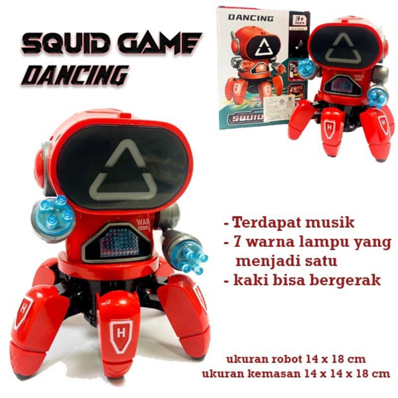 MAINAN ROBOT SQUID GAME DANCING
