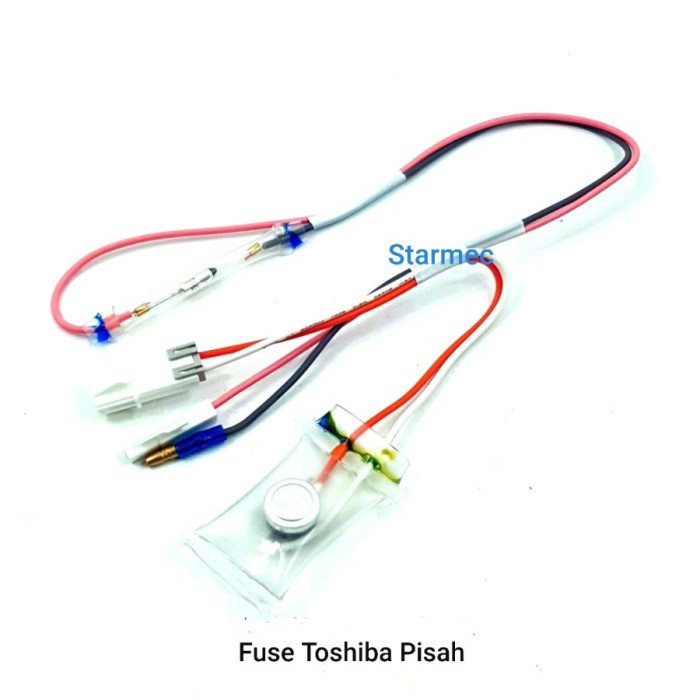 Defrost Fuse Kulkas 4 Kabel Toshiba Fuse 10A - 70 C Toshiba pisah