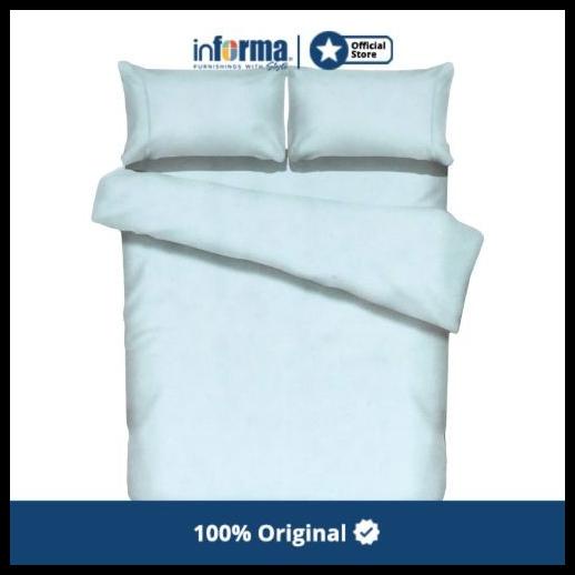 Informa - Sprei Set Sheet Set Microfiber Emboss (B) Blue