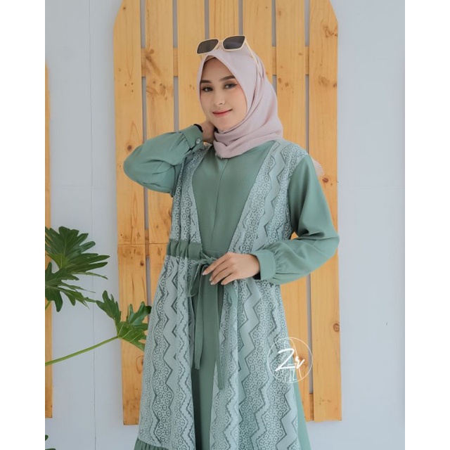 DRESS ALEEMA ORIGINAL ZR BUSUI/DRES HITS/DRES TERBARU/DRES PREMIUM/DRES MURAH/DRESS 2022