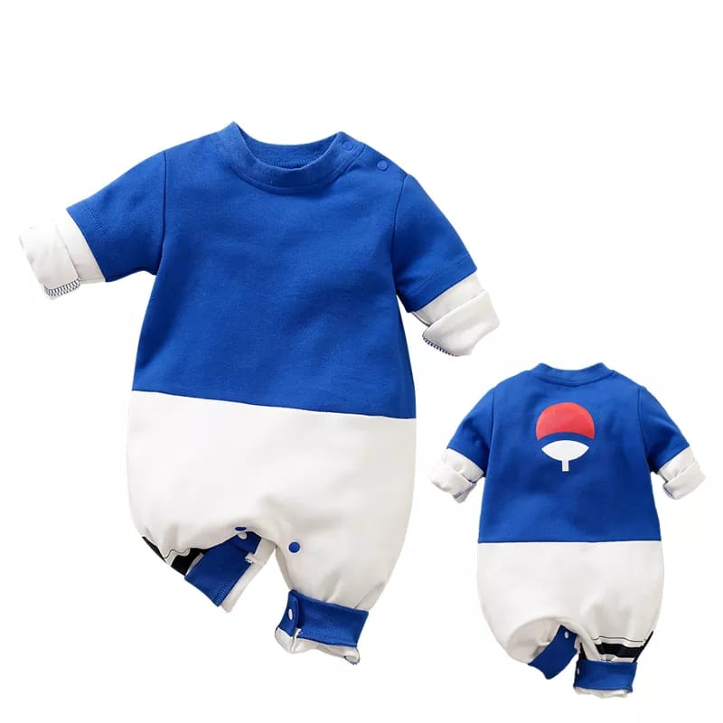 Jumper bayi Lengan Panjang 0-2 tahun / baju bayi karakter anime motif UCHIHA SASUKE naruto import korea