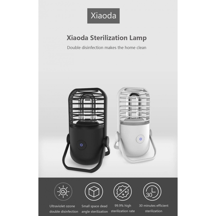 119 XIAODA UVC Lampu UV Portable Disinfektan Germicidal Lamp Sterilization