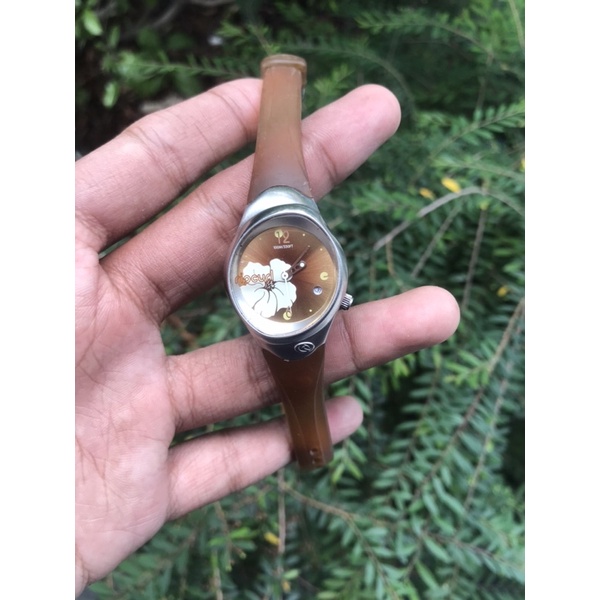 Preloved Second Bekas Ripcurl Eye Candy Jam Tangan Wanita Original Analog Klasik Baterai Karet