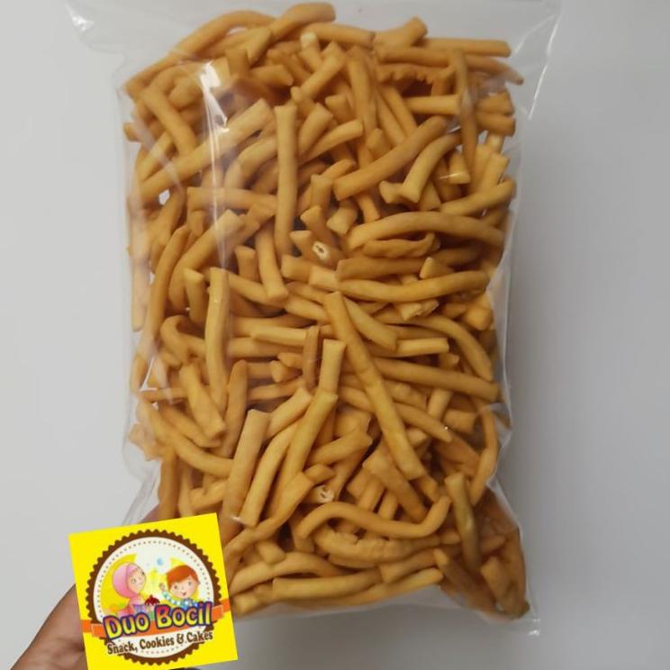 

【COD】 Stik Bawang Gurih Asli Palembang 250 Gram - Duo Bocil Snack