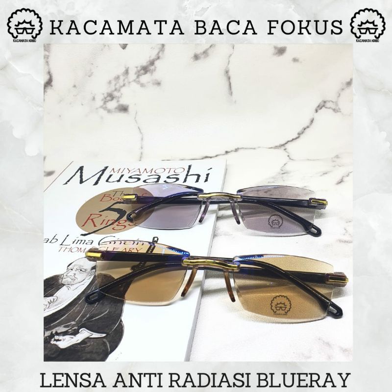 KACAMATA BACA PLUS ANTIRADIASI BLUERAY KOMPUTER SUPER FOKUS