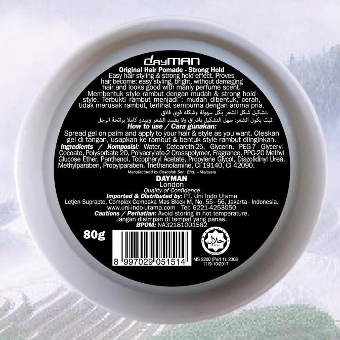 Nikmati Dayman Hair Pomade-Strong Hold 80 Gr Murah