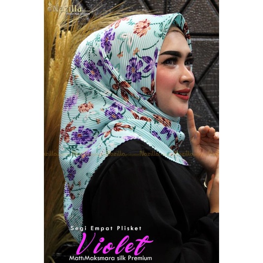 Jilbab Segi Empat Motif Plisket Polycatton Ori Nazilla-4