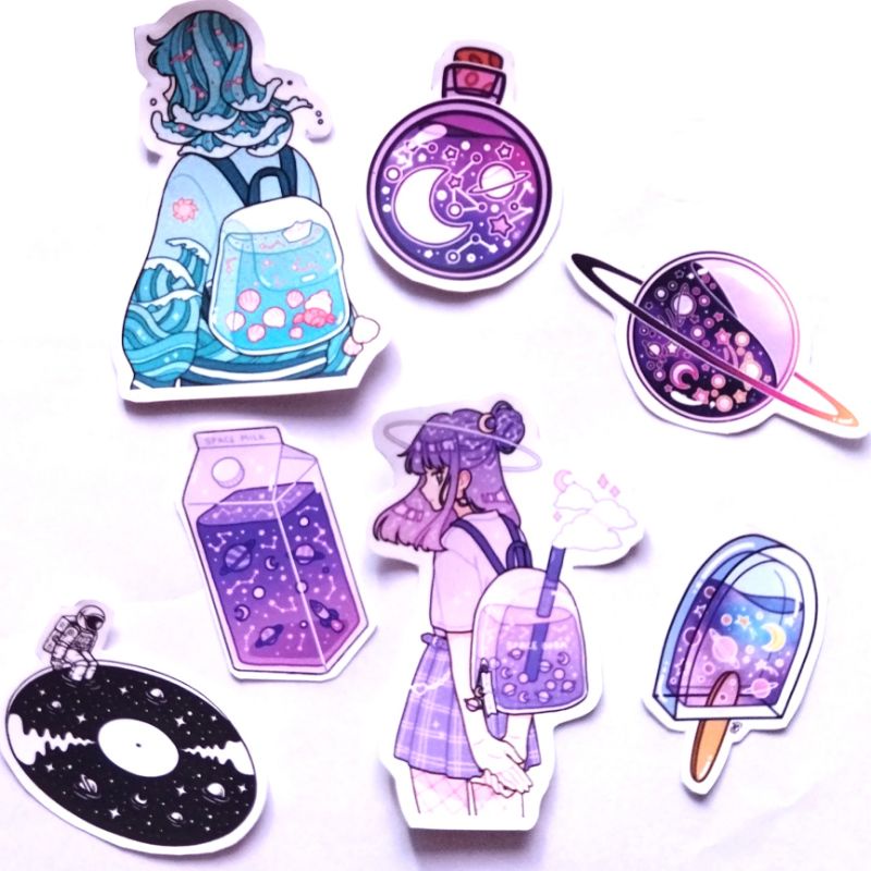 

GALAXY 02 STIKER TUMBLR / STICKER PACK / STIKER HP - STIKER LAPTOP / STICKER