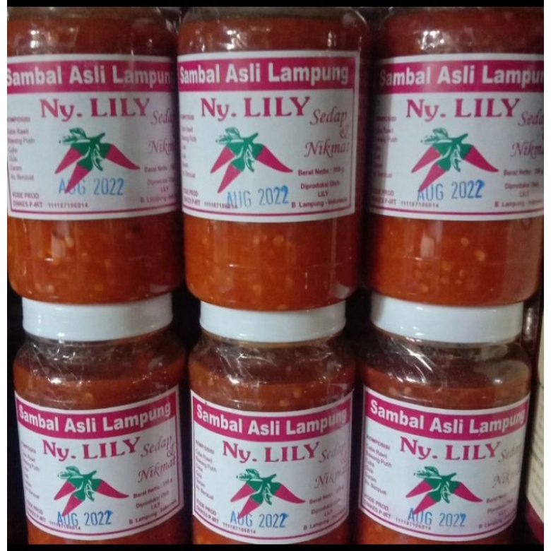 

sambal lily asli