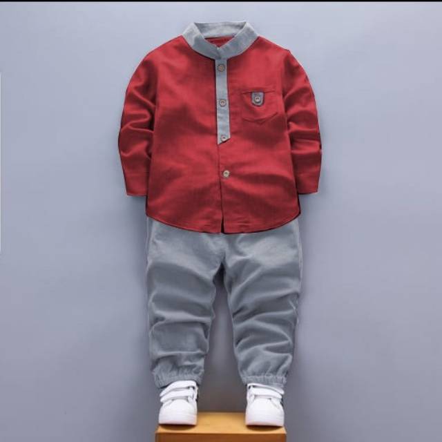 Set gamis kids cowok