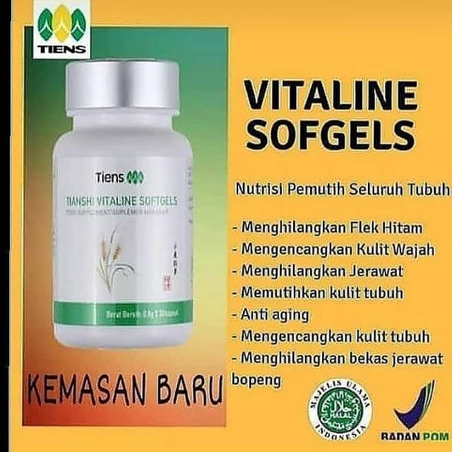 Masker Vitaline / Vitaline Sofgels Tiens ( original)