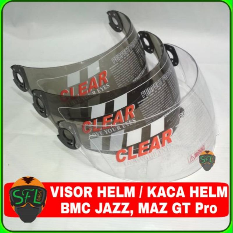 KACA HELM - VISOR HELM FULL FACE BMC JAZZ