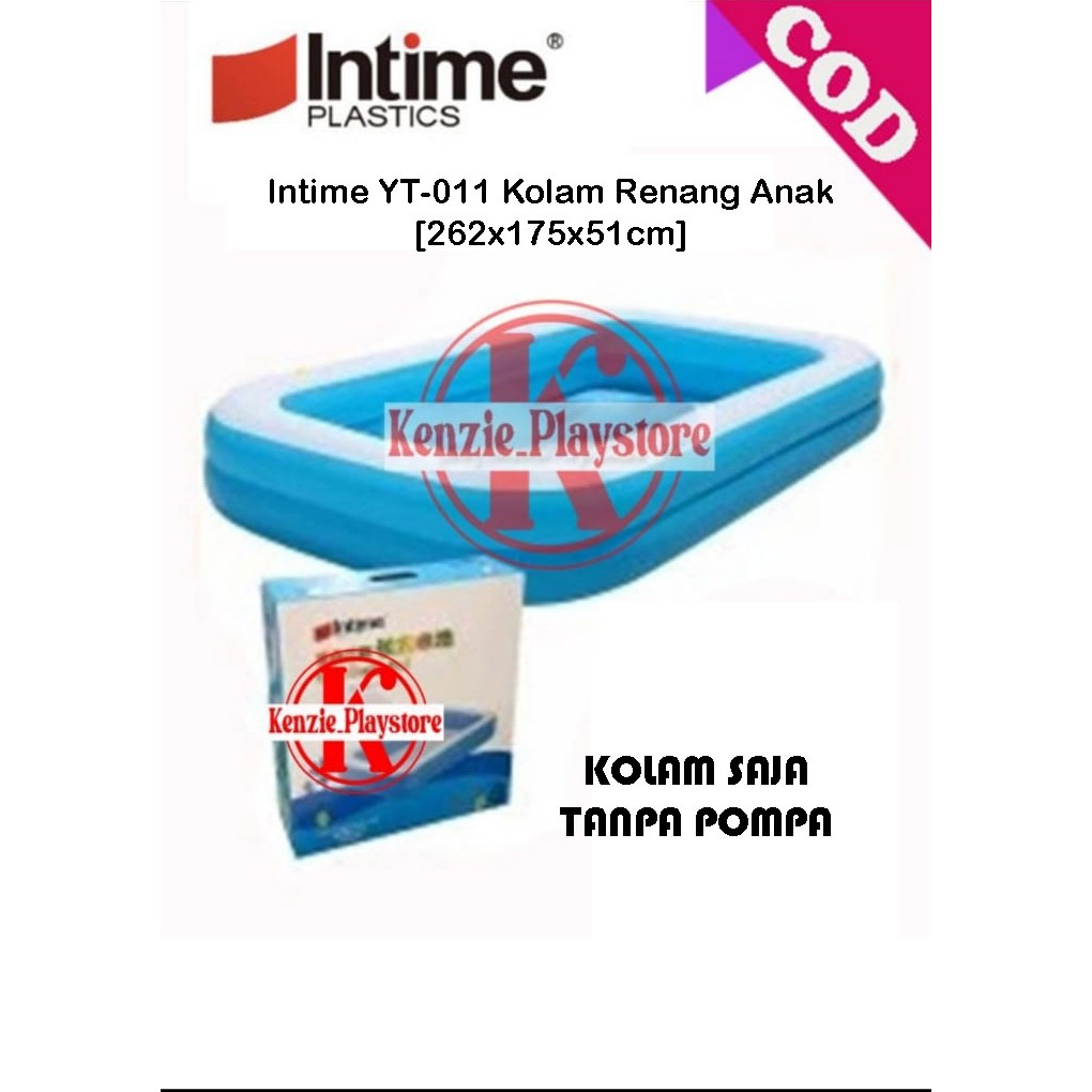 Aquatic Kolam Renang Anak Jumbo (260 x 175 x 51 Cm)  Kolam Renang Ukuran Jumbo - KOLAM SAJA