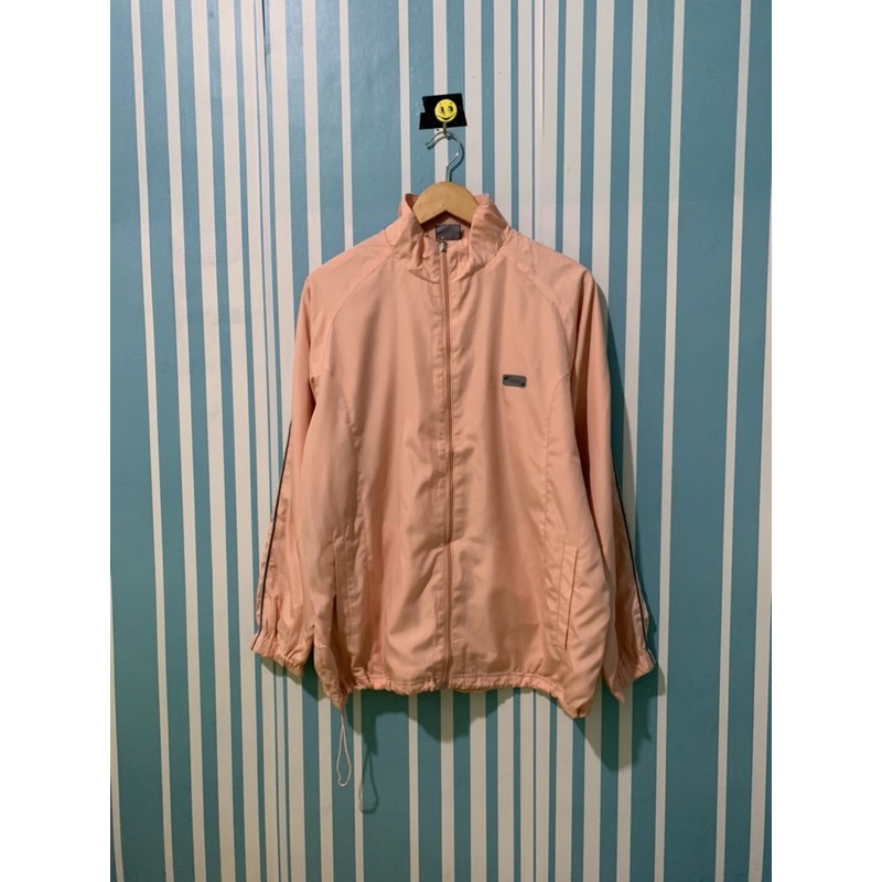 Feel'es Windbreaker Jaket Parasut jaket olahraga jaket sepeda jaket running jaket thrift preloved