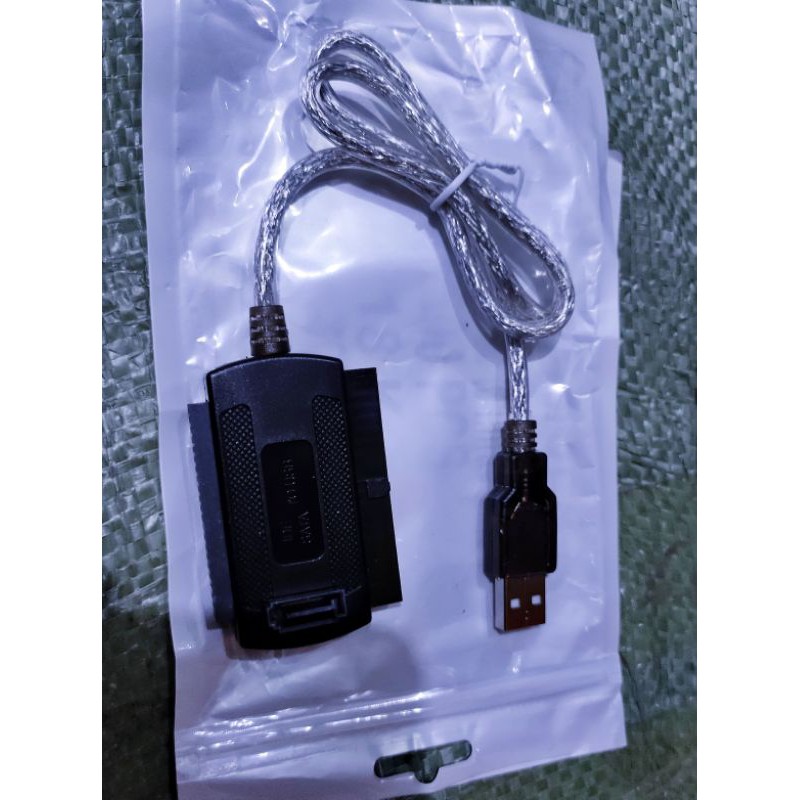 Kabel USB to ide /Kabel Adapter Converter USB 2.0 to SATA IDE 2.5 &quot;3.5&quot; untuk Hard Disk