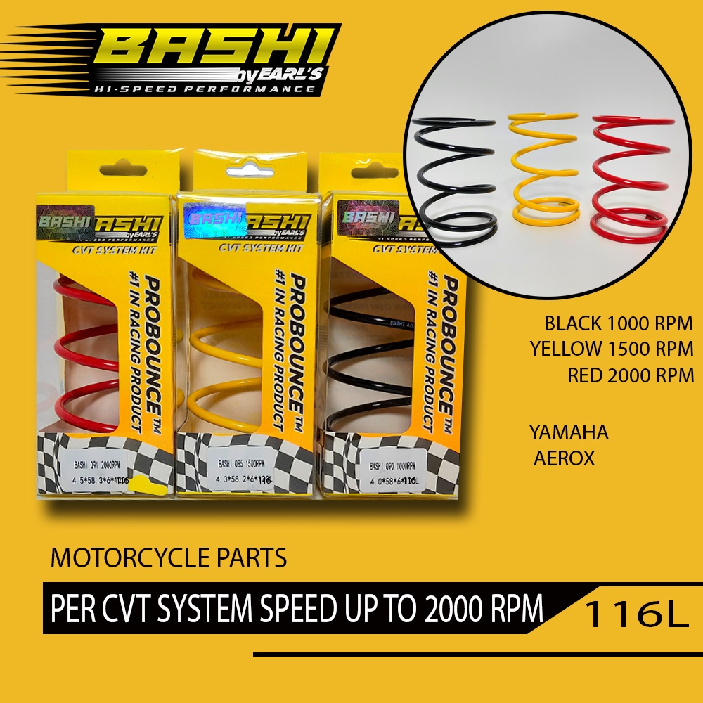 BASHI Per Cvt Racing Probounce High Quality CVT Spring All Type Motor motor