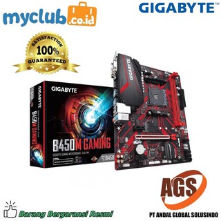 Gigabyte Motherboard AMD B450M GAMING (Micro ATX, Socket AM4, 2xDDR4)