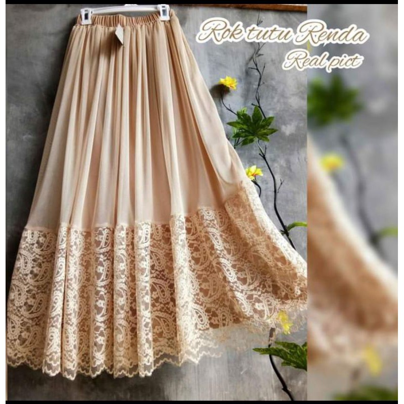 ROK TUTU RENDA PREMIUM