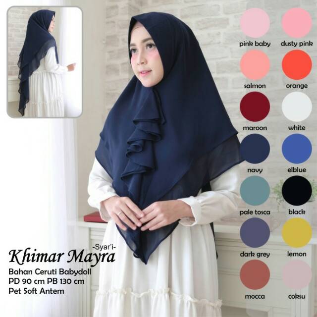 Model Khimar Mayra