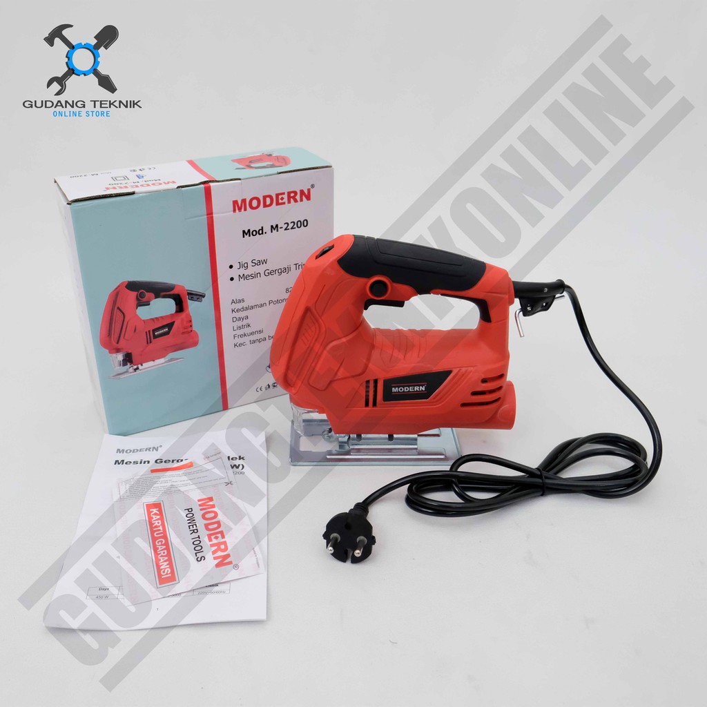 Mesin Jigsaw MODERN X MAILTANK M2200 SH29  / Mesin Gergaji Jig Saw M 2200 SH 29 - Mesin Pemotong Potong Kayu Triplek Mika SH-29 M-2200