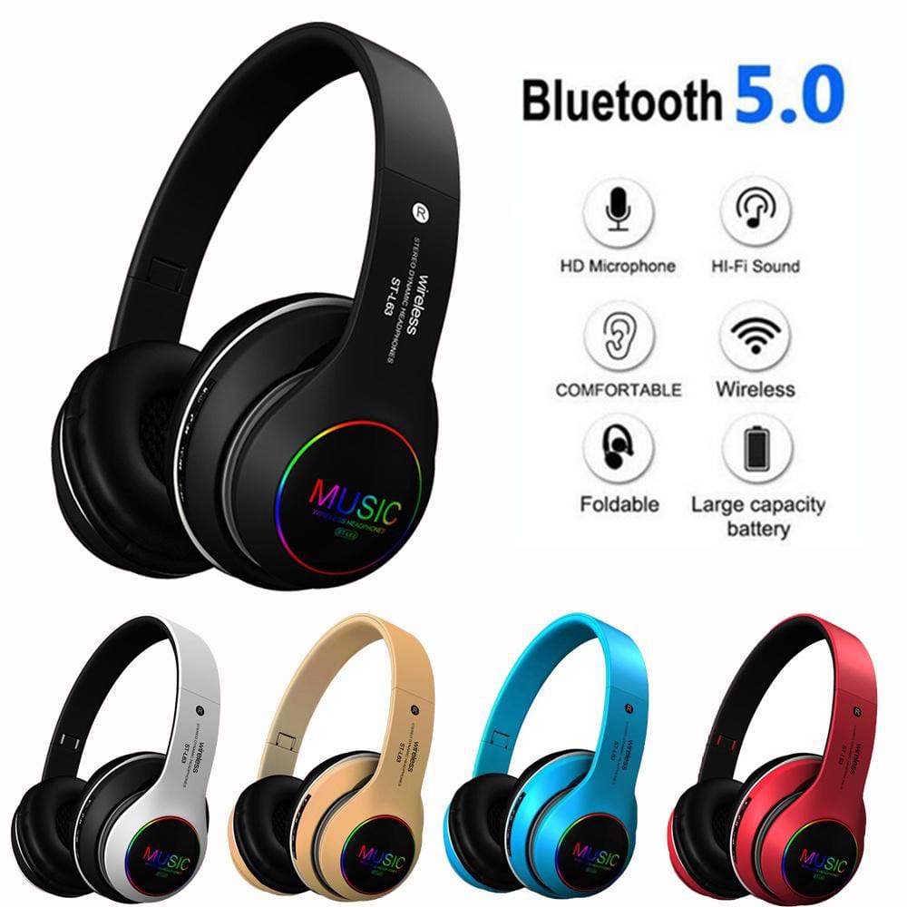 HEADPHONE/HEADSSET BLUETOOTH WIRELESS ST - L63 EXTRA BASS