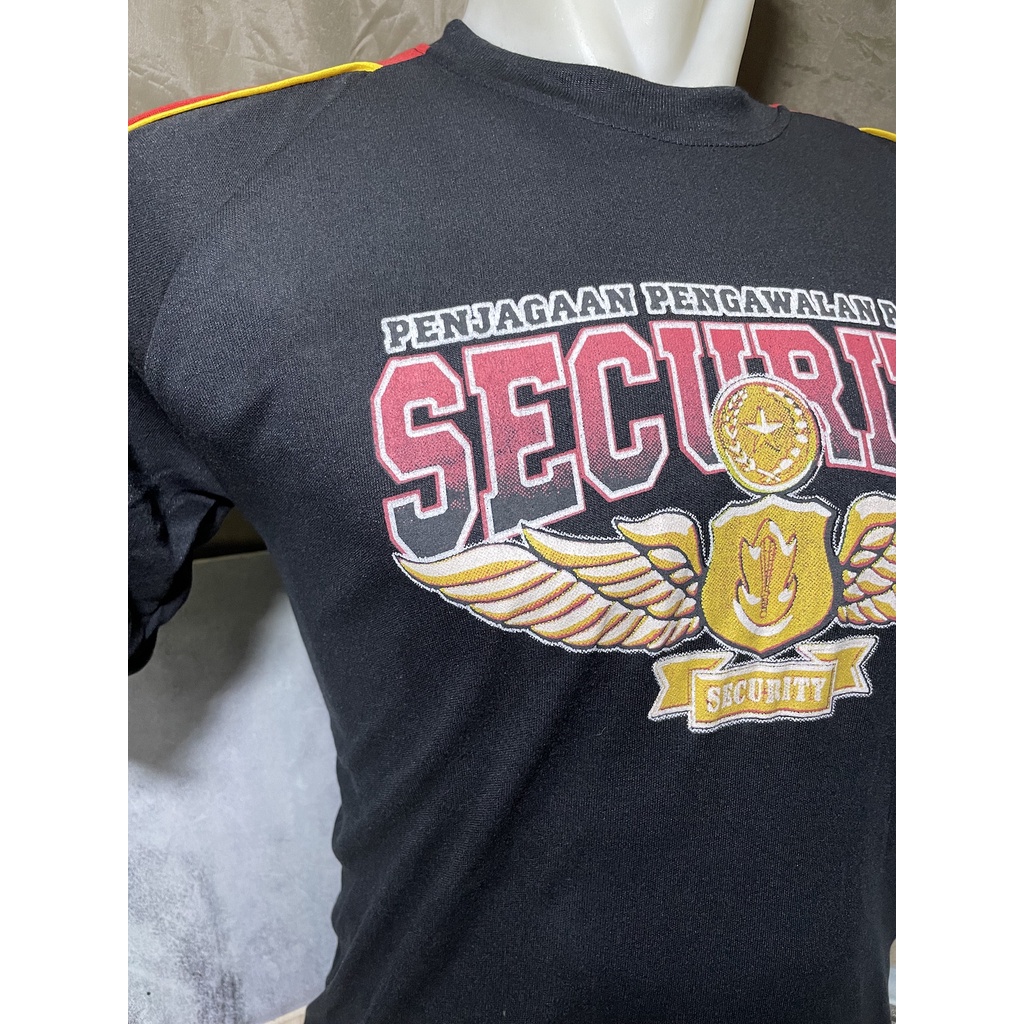 Kaos Raglan Satpam Wing | Kaos Satpam | Kaos Security | Kaos Tiping Satpam