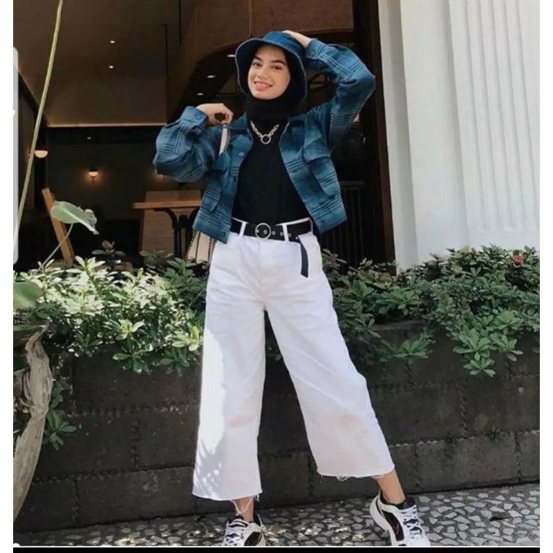 CELANA PNJANG JEANS.//CELANA JEANS WANITA.//CELANA KULOT WANITA.