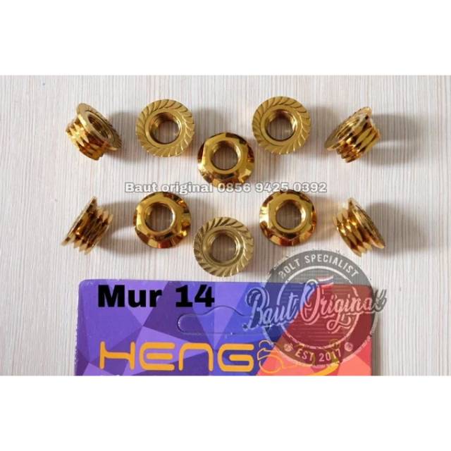 mur 14 garis probolt gold mur baut drat 14 original heng thailand