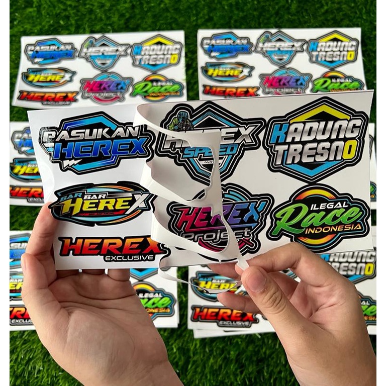 Stiker Print Cut Stiker Motor Variasi Stiker Racing