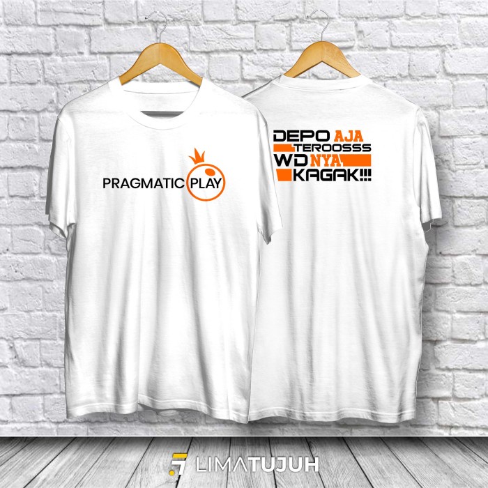 Kaos Pragmati Depo Aja Terus WD Kagak Baju Distro Bahan Premium