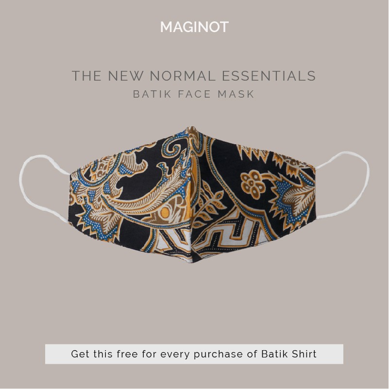 RAYANA Masker Kain Batik 2 Layer Maginot