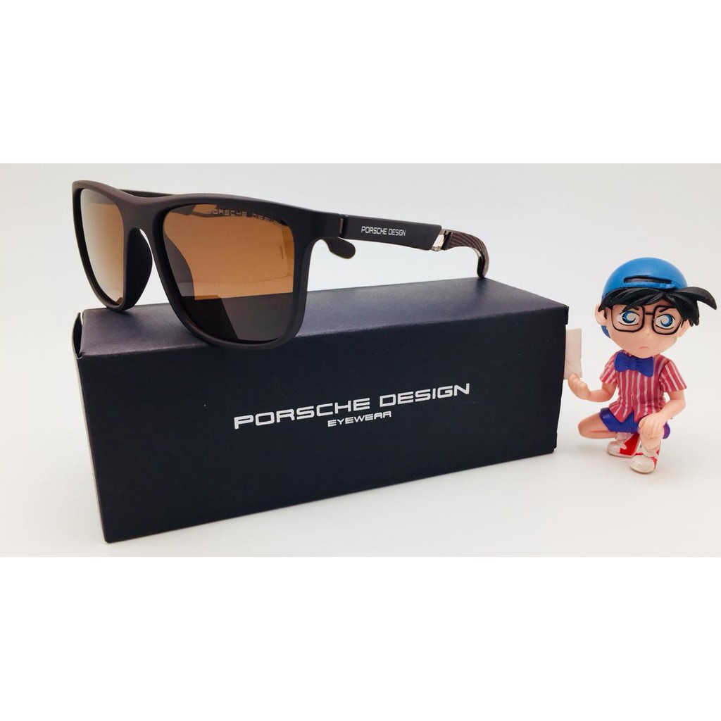 KACA MATA PRIA PORSCHE DESIGN UV400 POLAROID SUPER FULLSET