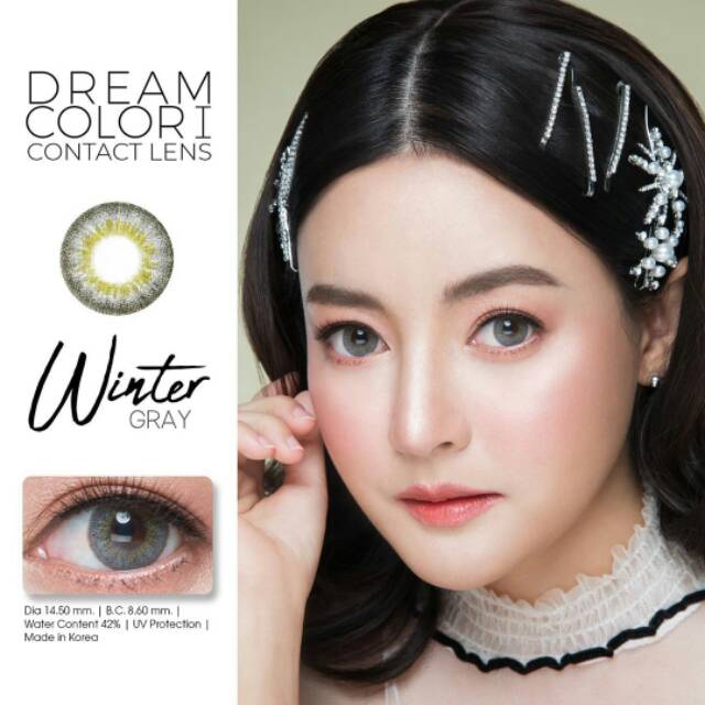 Softlens Winter by Dreamcolor1 korean lens Normal Minus kemasan botol harga sepasang