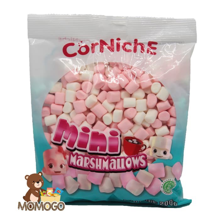 

CORNICHE MINI PINK & WHITE MARSHMALLOW 200GR