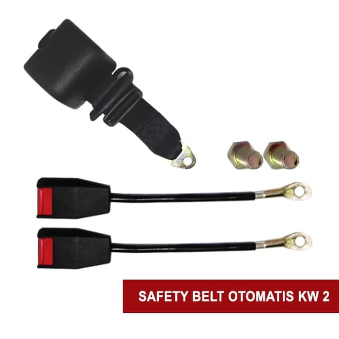 SAFETY BELT / SABUK PENGAMAN OTOMATIS 2 POINT C027 BESI