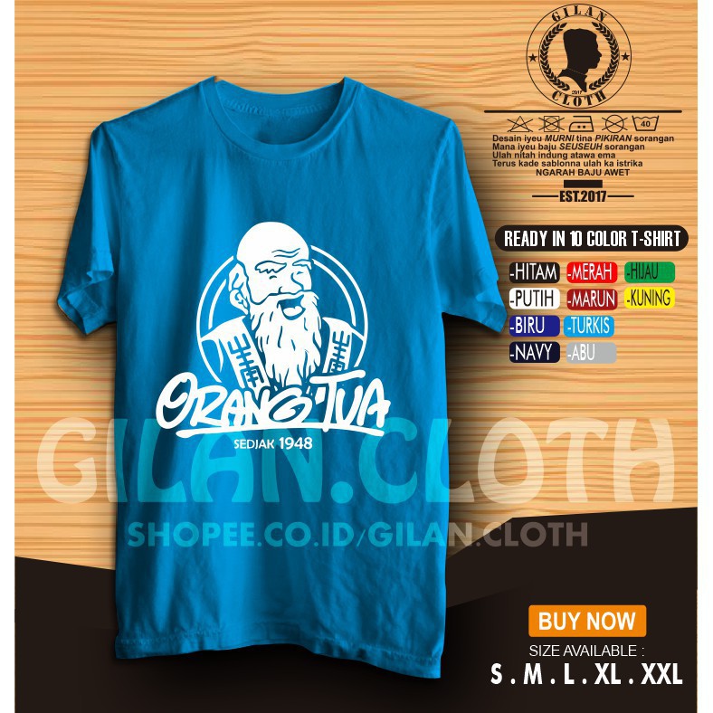 original KAOS BAJU DISTRO ANGGUR MERAH CAP ORANG TUA - AMER - GILAN CLOTH kapake concept -mitra