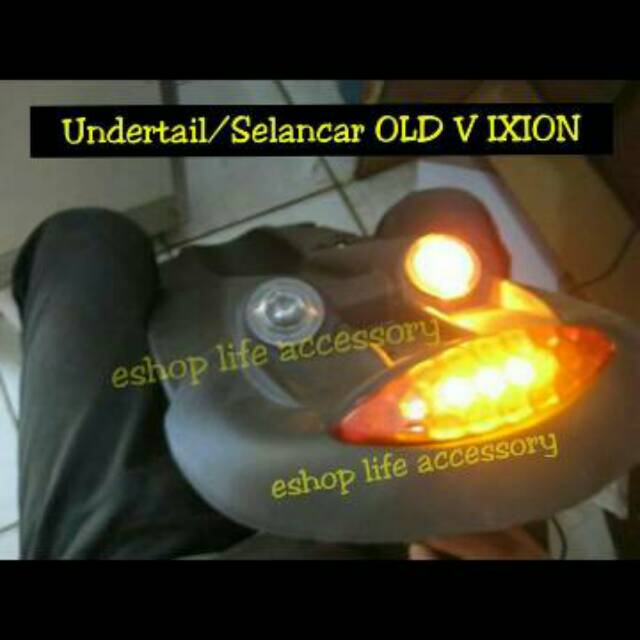 Aksesoris selancar undertail stoplamp+sein+spakbor Old Vixion lama