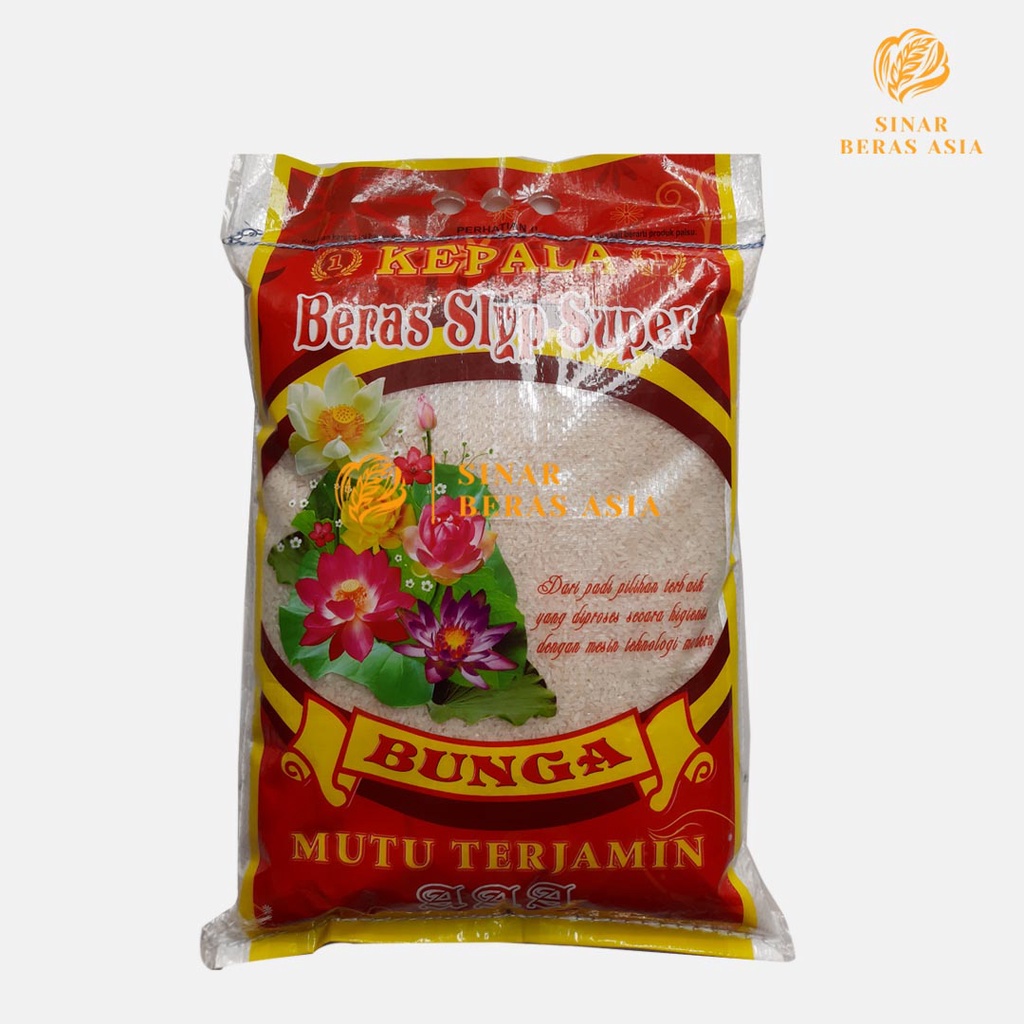 

Beras Kepala Slyp Super Bunga Premium 5 Kg