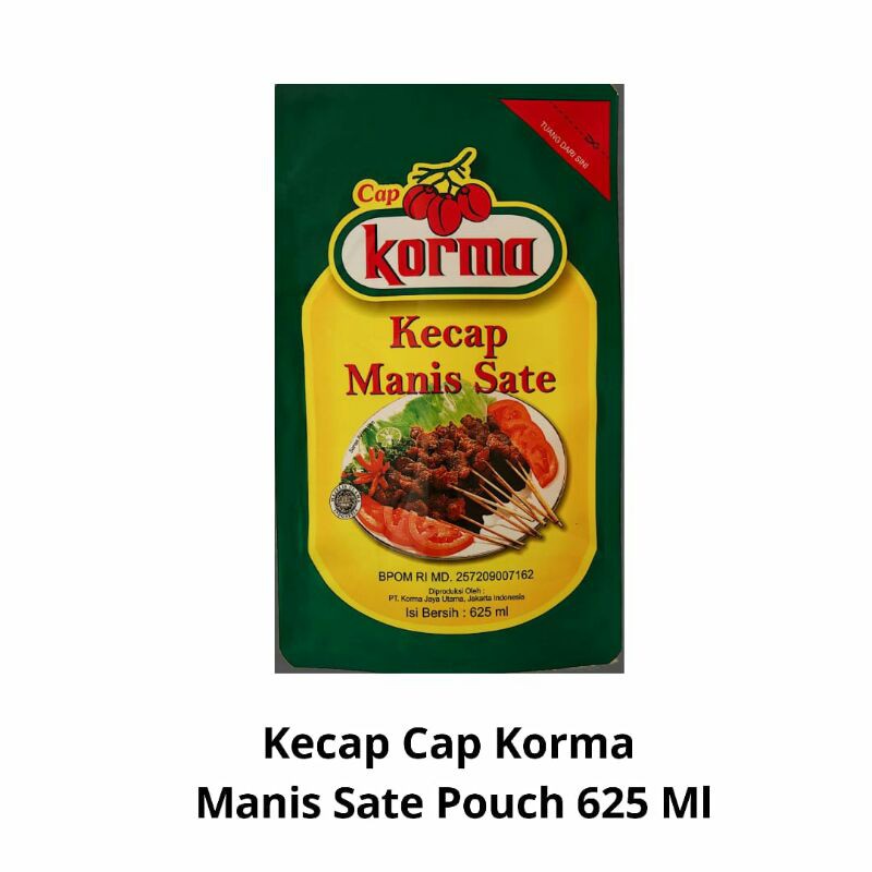 

Kecap Cap Korma Manis Sate Pouch 625 ml