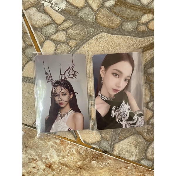 photocard aespa karina savage pos case ver ar clip