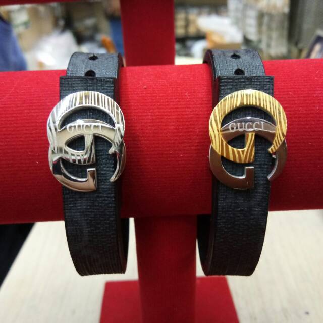 Gelang kulit Gucci